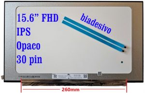 15,6" Schermo LCD Lenovo SD11J12383 FRU 5D11J12384 Opaco FHD IPS 30 pin eDP